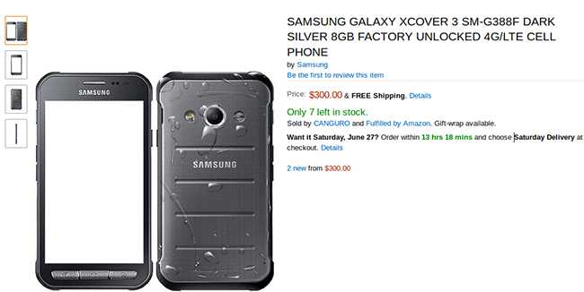 Samsung Galaxy Xcover 3