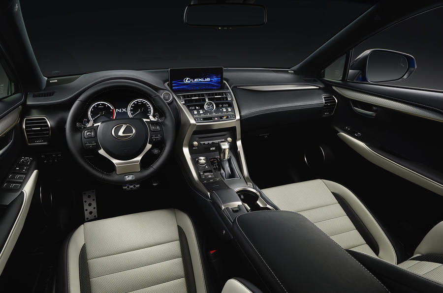 Shanghai Motor Show - Lexus NX SUV Facelift Showcased Inside the Cabin Dashboard