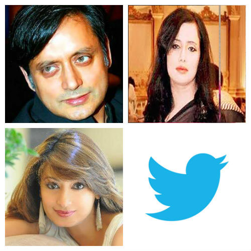 Shashi Tharoor Sunanda Pushkar Mehr Tarar Shashi Tharoor Sunanda Pushkar Mehr Tarar
