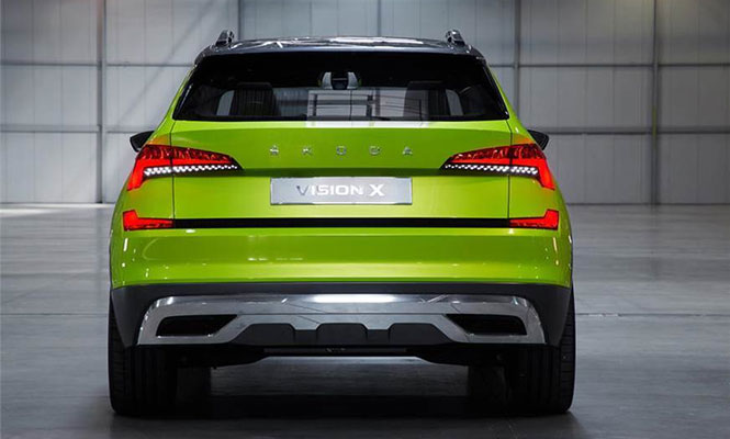 Skoda-Vision X-based-SUV-Rear-view