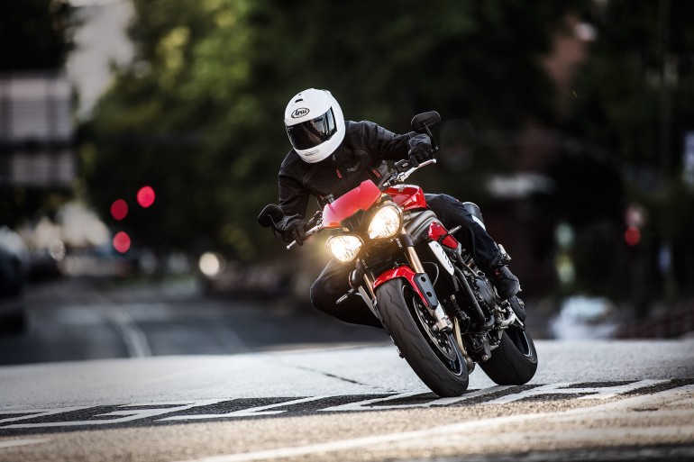 2017 Triumph Street Triple S with iconic eye headlamps 