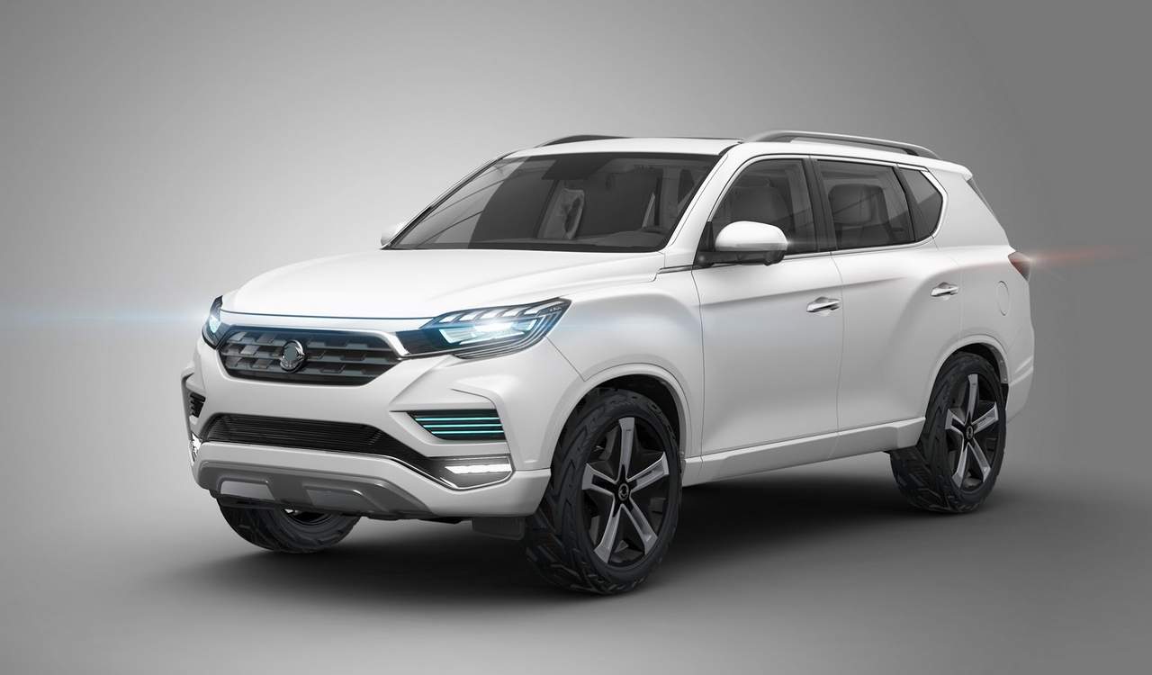SsangYong SUV concept named LIV-2 Front Side Profile