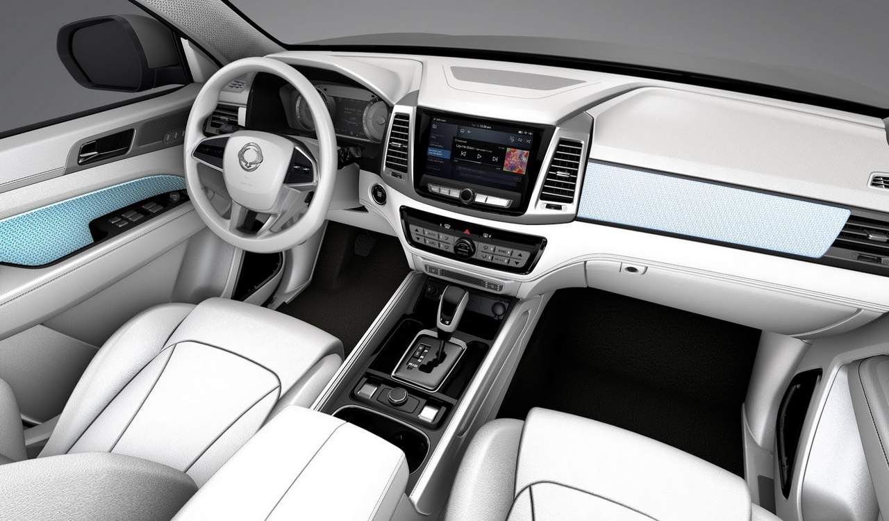  SsangYong SUV concept named LIV-2 Interior Dashboard Profile