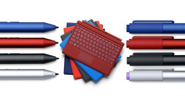 Microsoft Surface 3 with Type Cover and Pens