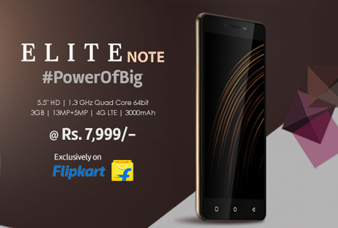 Swipe Elite Note launched in India at INR 7999