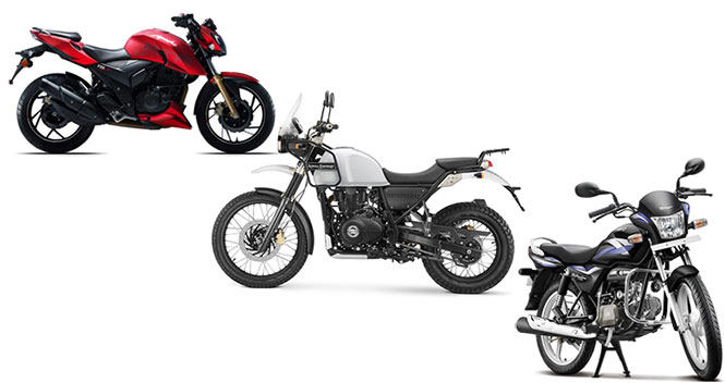 TVS, RE and Hero Enrolled Maximum Sales in March 2016