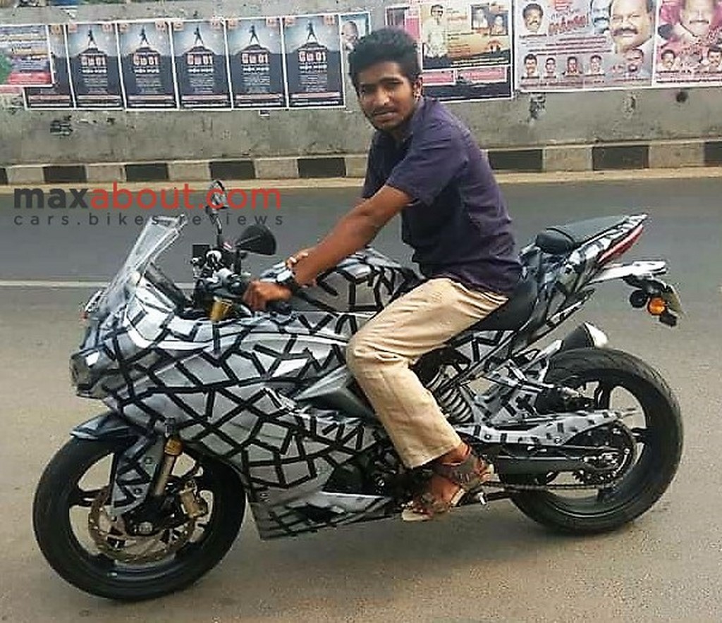 TVS Apache RR310S spy image