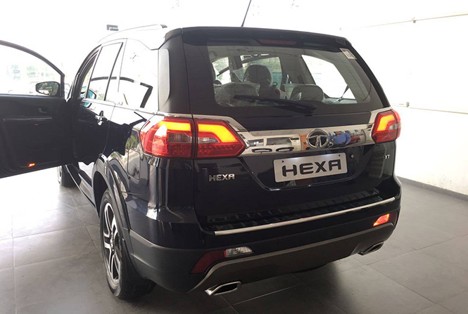 Tata Hexa Premium SUV at rear end