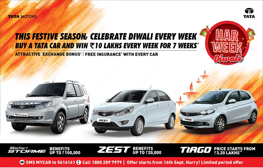 Tata Diwali Offers and Discount on Cars
