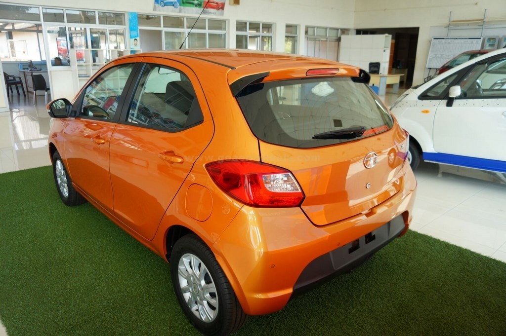 Tata Tiago in a Dealership