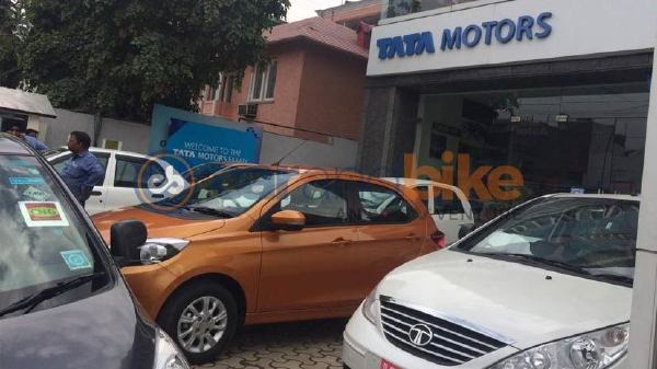 Tata Tiago reached at the company's dealership prior to official launch