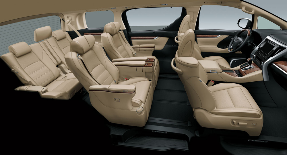 Toyota Alphard Premium Luxury MPV Seating Arrangement