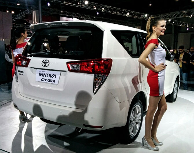 2016 Innova Crysta at Auto Expoï¿½