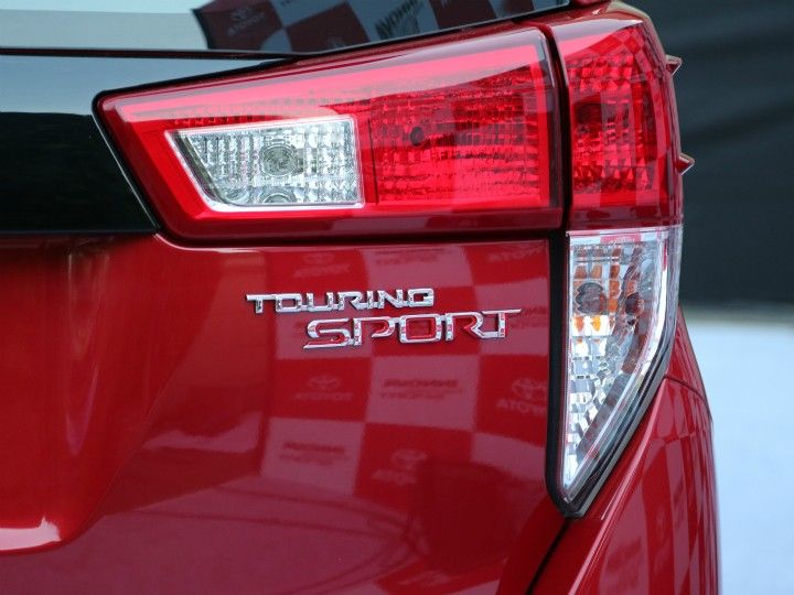Toyota Launches Innova Crysta Touring Sport Launched in India Badge at Rear