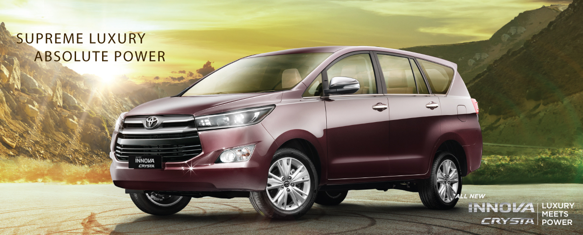 Toyota Innova Crysta at official webpage
