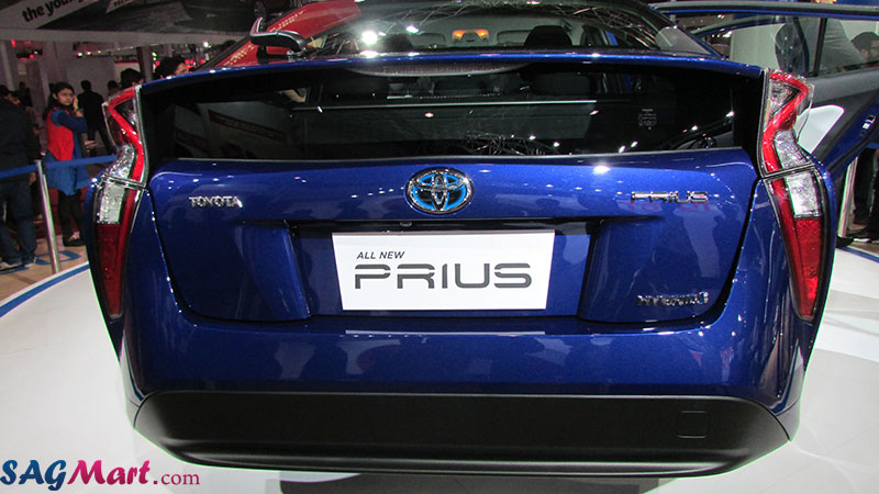2016 Toyota Prius at 2016 Auto Expo Rear View