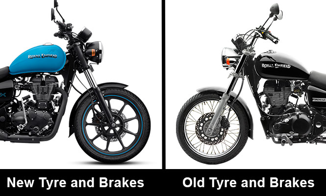 Royal Enfield Thunderbird X Tyre and brakes