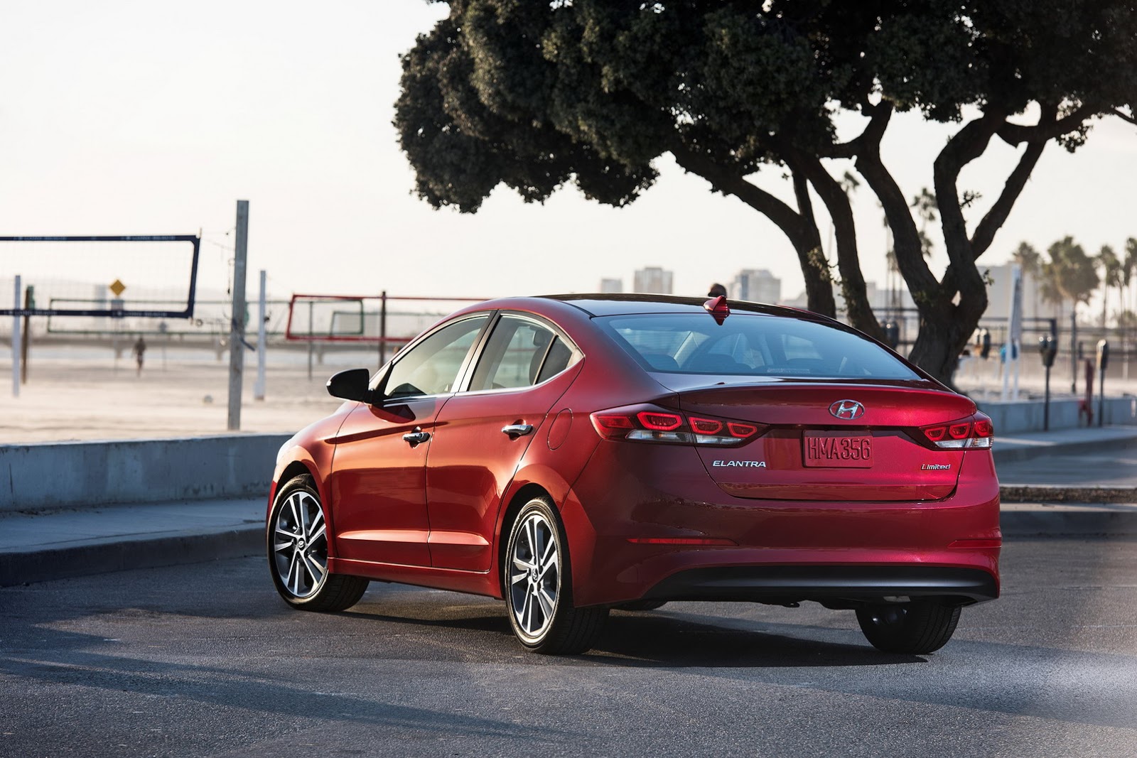 New Hyundai Elantra rear quarter