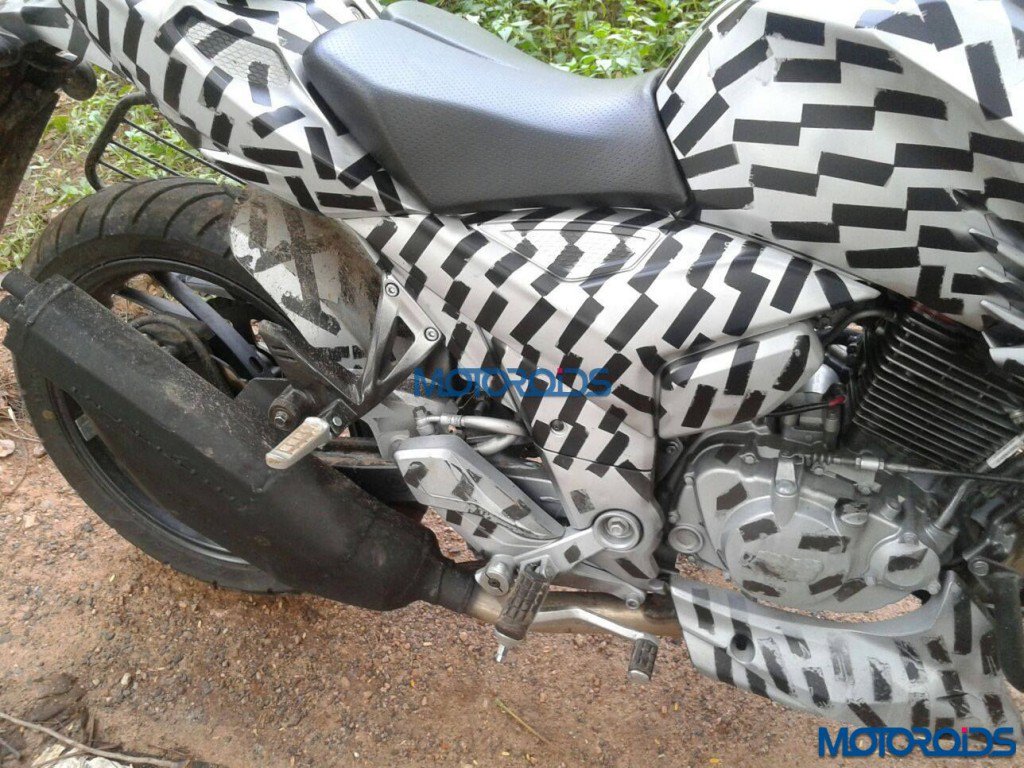 Upcoming TVS Apache 200 Spied