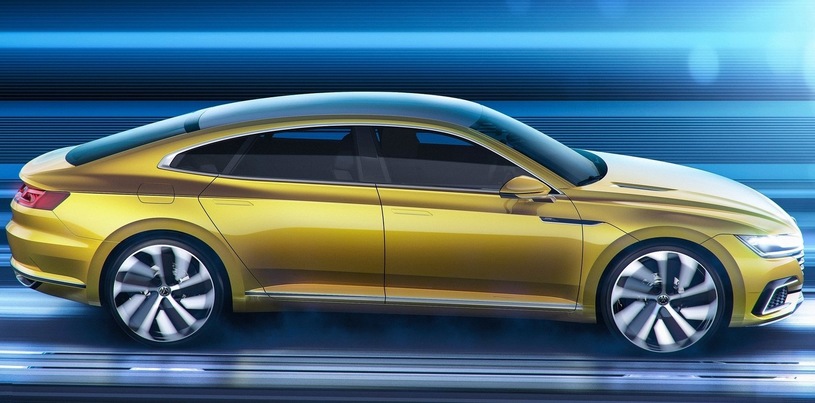 Volkswagen Sports Coupe Concept GTE The all-new Arteon Side Profile Volkswagen Sports Coupe Concept GTE The all-new Arteon Side Profile