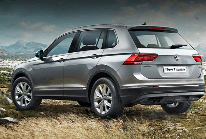 Volkswagen Tiguan SUV Launched In India Rear Profile