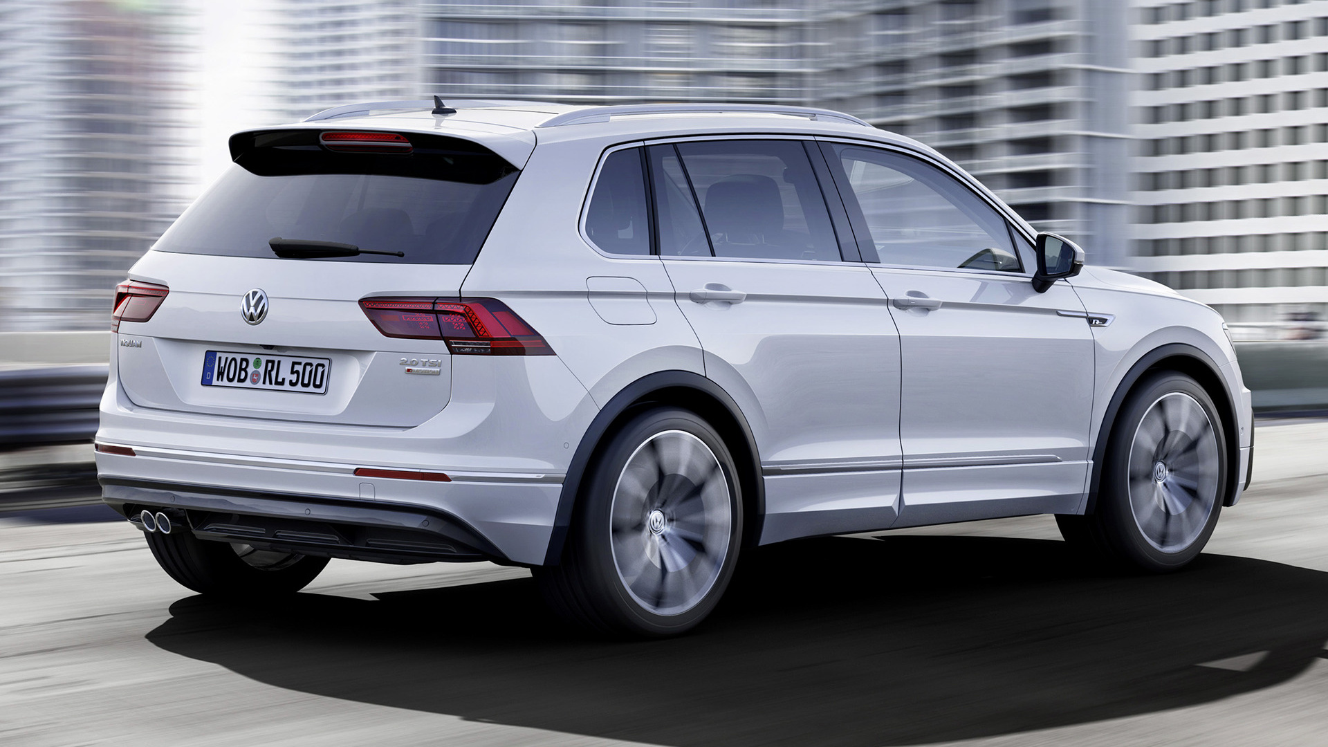 Volkswagen Tiguan SUV Production in India Side Rear Profile Volkswagen Tiguan SUV Production in India Side Rear Profile