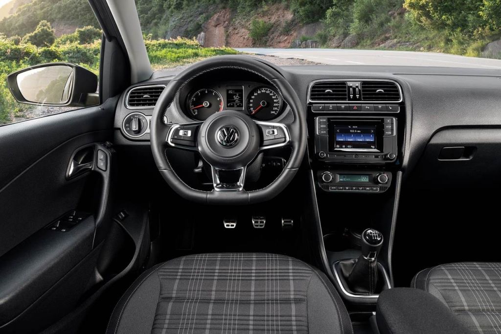 Interior of the Volkswagen Polo GT Sedan 