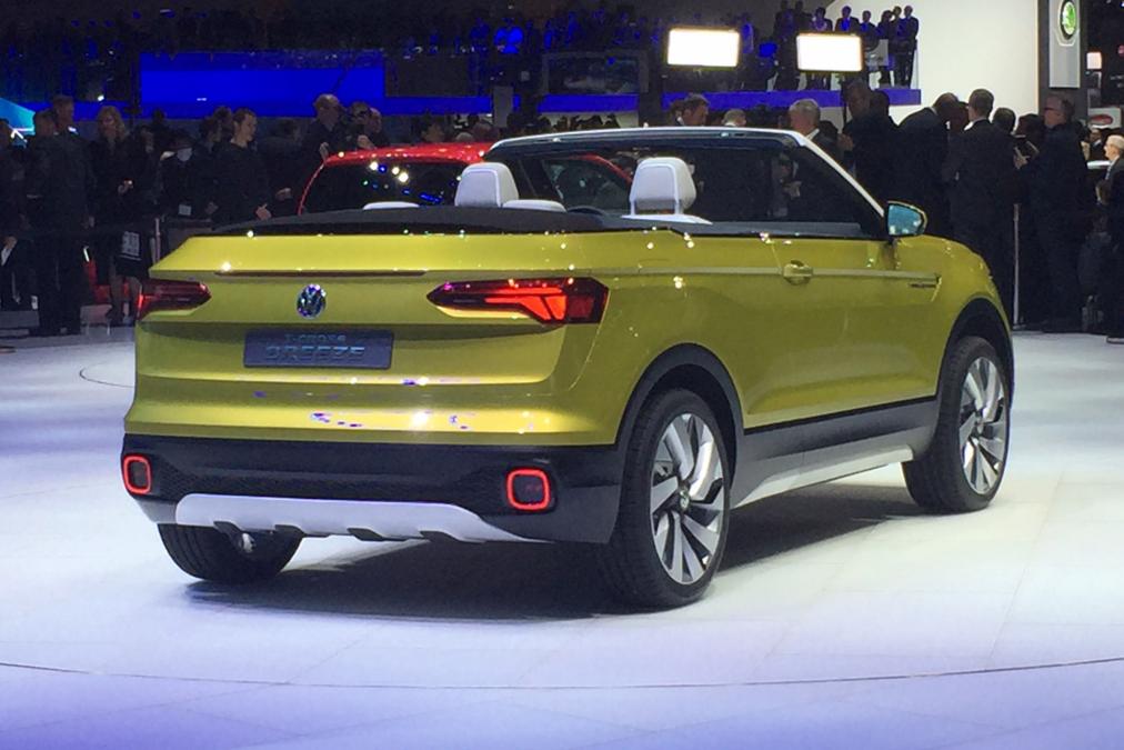 Volkswagen T Cross Breeze convertible concept car