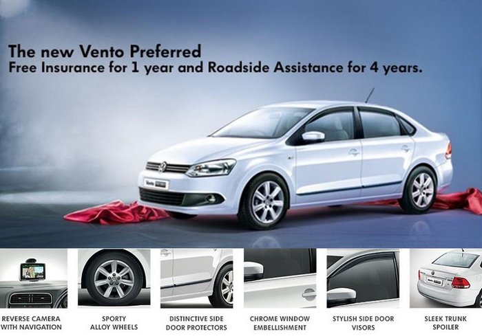 2016 Volkswagen Vento Preferred Special Edition India Offers