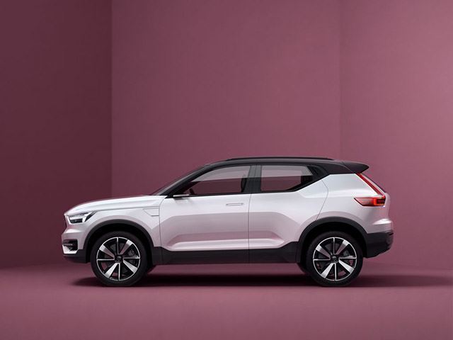 New Volvo XC40 Concept 40.1 side profile New Volvo XC40 Concept 40.1 side profile