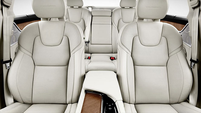 Interior of the Volvo S90 Luxury Sedan