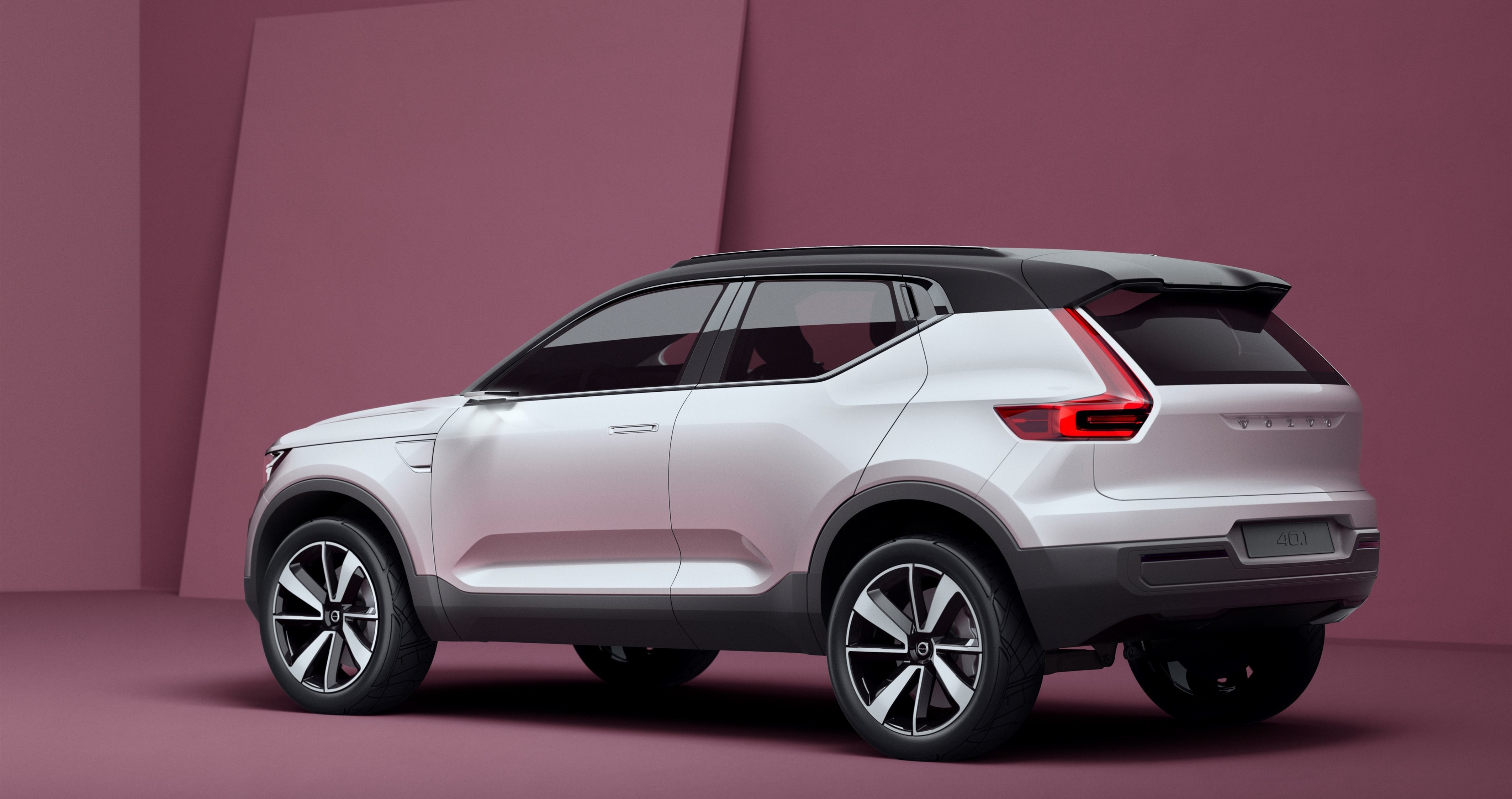 Volvo XC40 Interior Revealed in Spy Shots Ahead of Global Premier Concept Side Rear Profile
