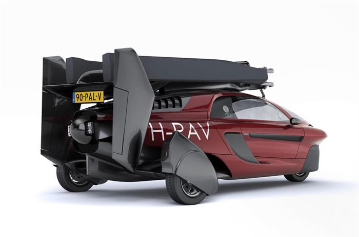 World First Ever Commercial Flying Car PAL-V Liberty Side Rear Profile
