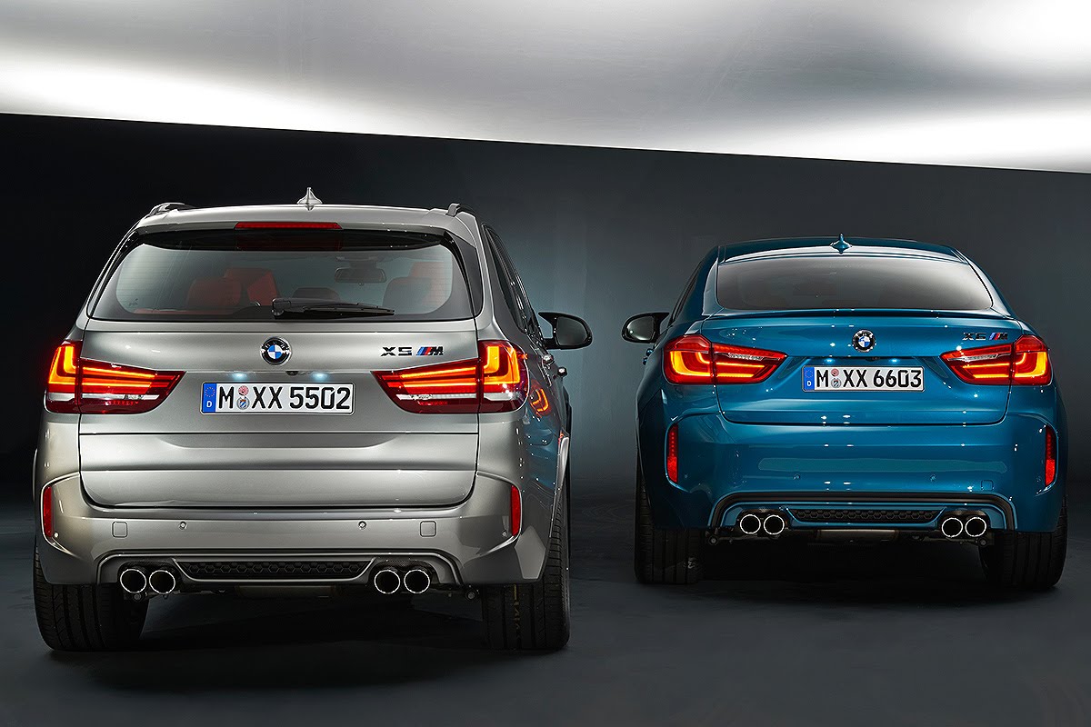 BMW X5 M and X6 M rear