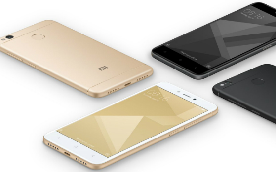 Xiaomi Redmi 4 in Matte Black and Elegant Gold color options