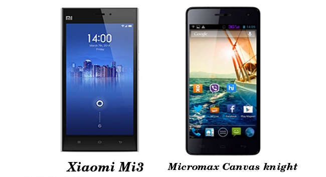Xiaomi-Mi3-Micromax-canvas-Knight