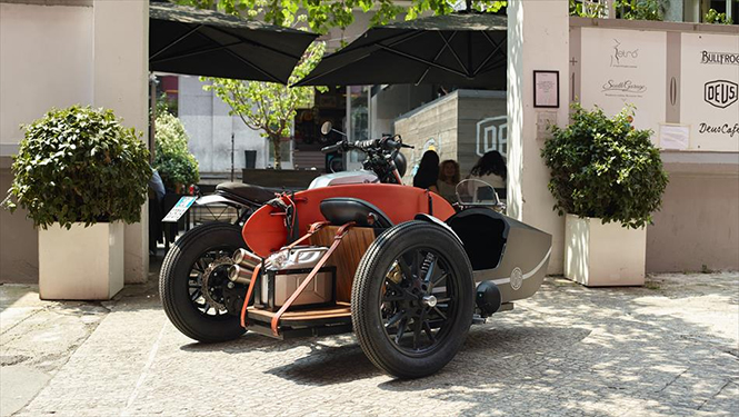 Yamaha XV950 D-Side Surf Sidecar Rear