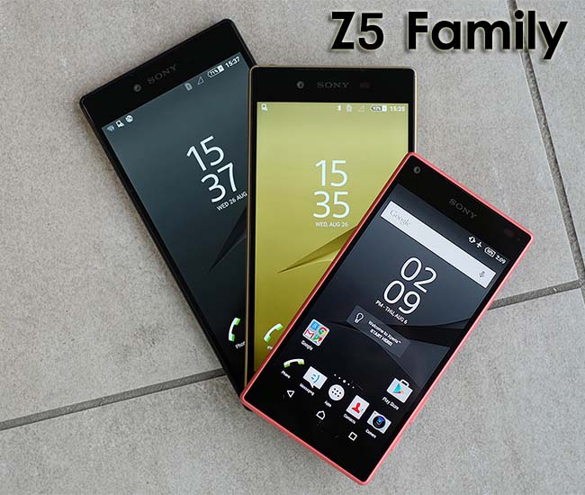 Z5 Family Xperia series