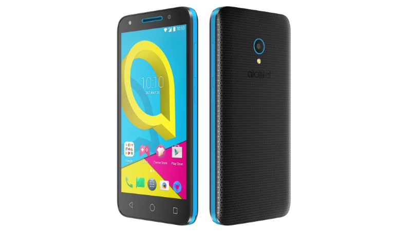 Alcatel U5 smartphone, Android Marshmallow. The smartphone sports a 5-inch 480p display