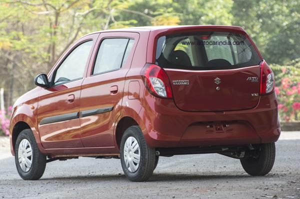 Maruti alto 800 facelift Rear