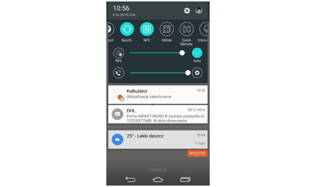 Android Lollipop Update on LG G3 Screenshot Leaked