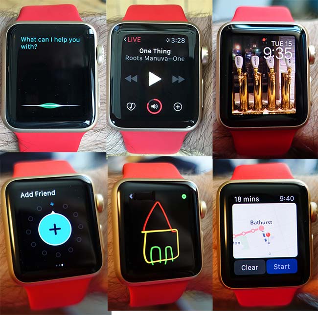 Apple watch with buzzfeed app