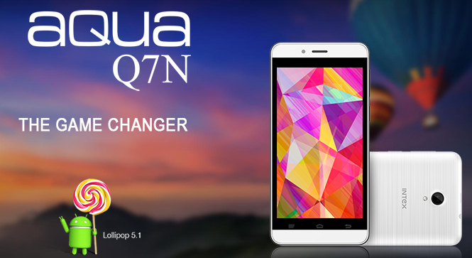 Intex Aqua Q7N With Android Lollipop