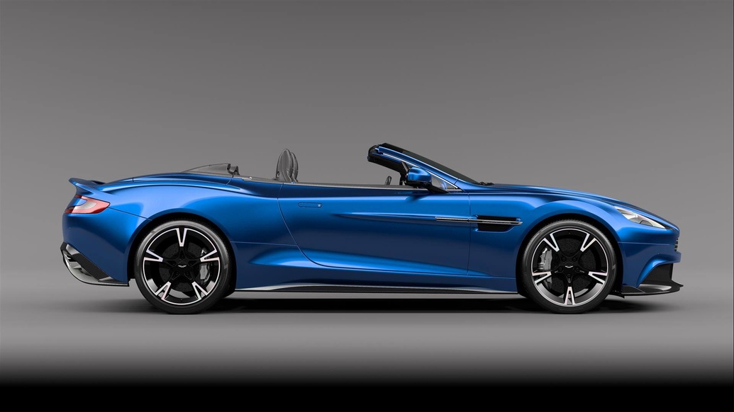 Aston Martin Vanquish S Volante Convertible Side Profile