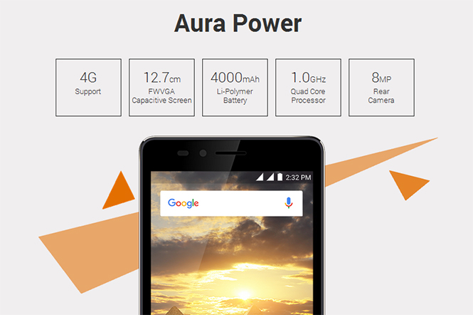 Karbonn Aura Power specs overview