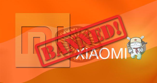 Xiaomi Banned in India
