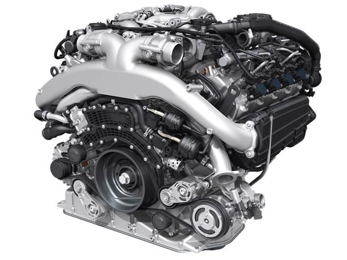 Audi SQ7’s triple-charged 4.0-liter V8 diesel engine