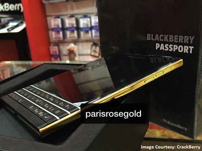Blackberry Passport Gold Edition