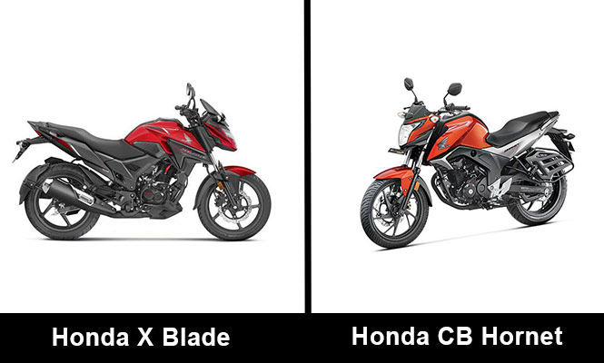 Honda CB Hornet 160r vs Honda X-Blade Design