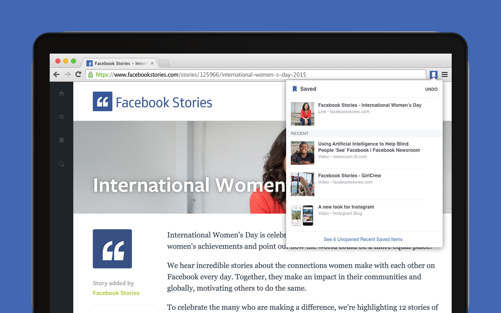 Facebook also added 2 new Chrome Extensions